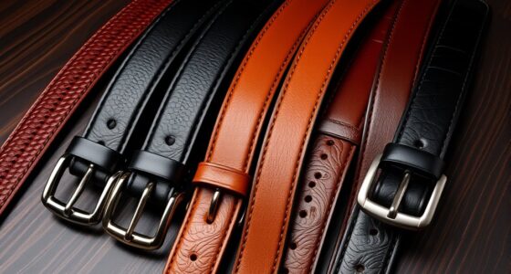 luxury men s leather belts