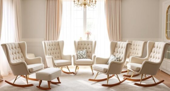 luxury nursery rocking chairs