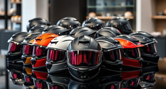 luxury protective motorcycle helmets