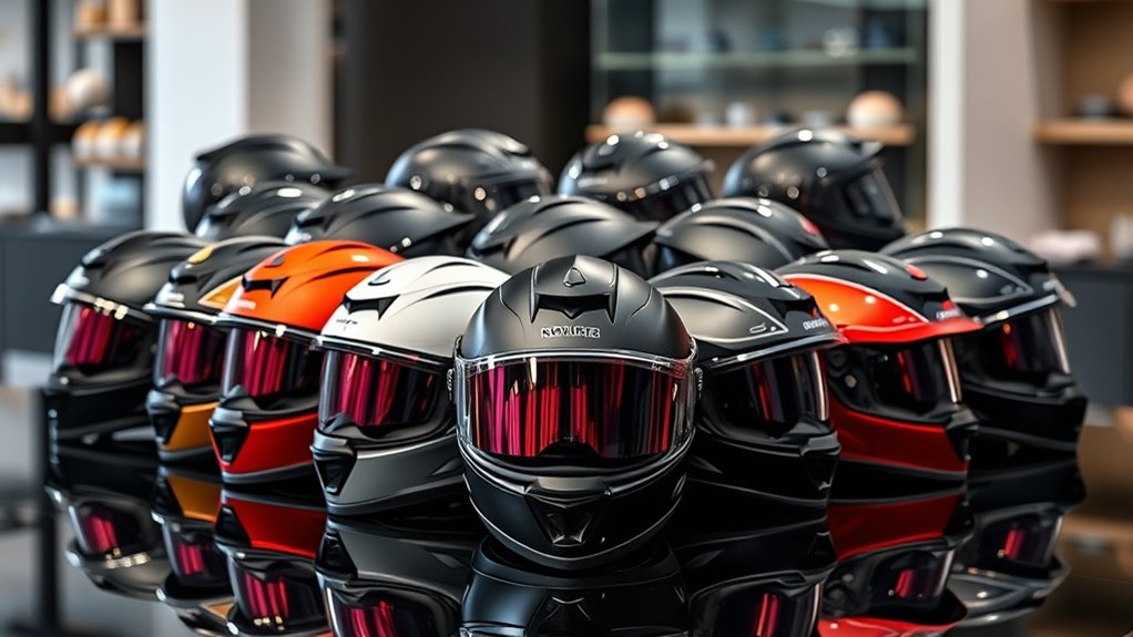 luxury protective motorcycle helmets