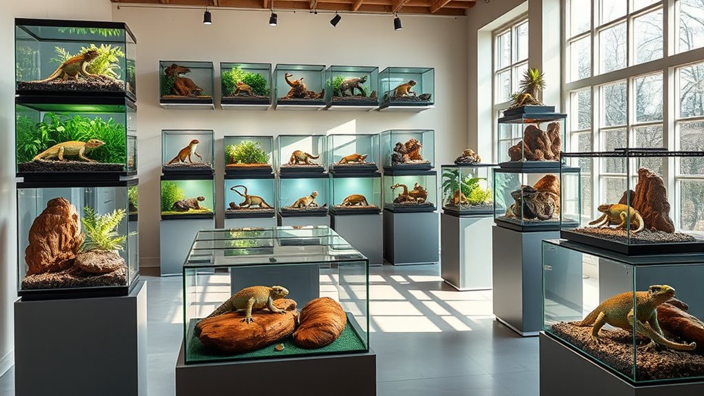 luxury reptile terrarium options