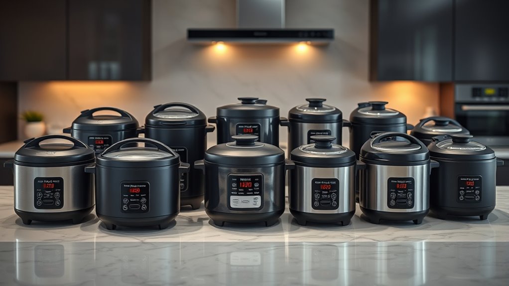luxury rice cookers showcase