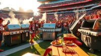 luxury tailgating grill options
