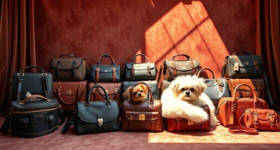 luxury travel dog carriers