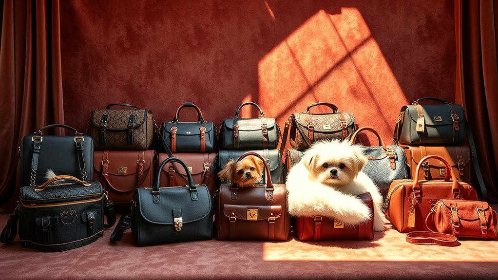 luxury travel dog carriers