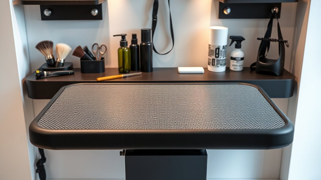 pet grooming table features