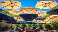 premium patio umbrella selection