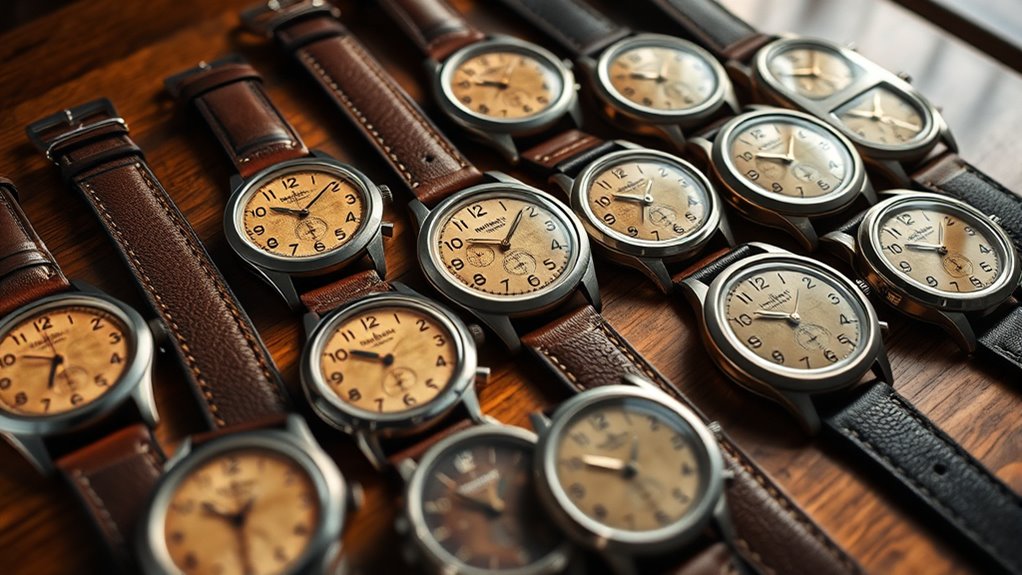 retro inspired vintage watch selection