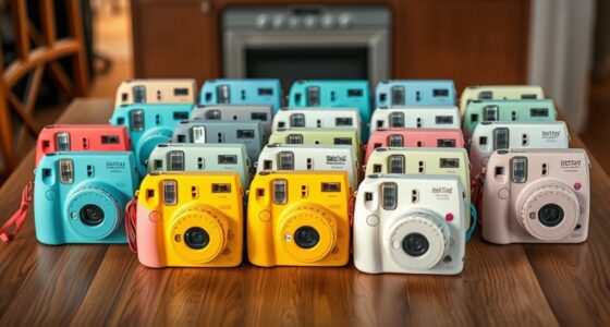 retro style instant cameras