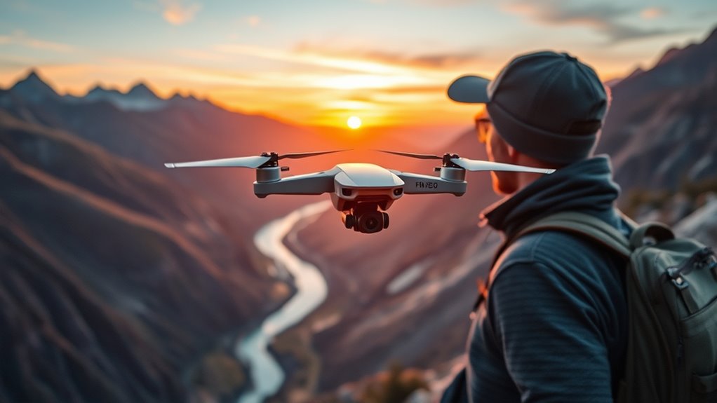 size camera flight stability