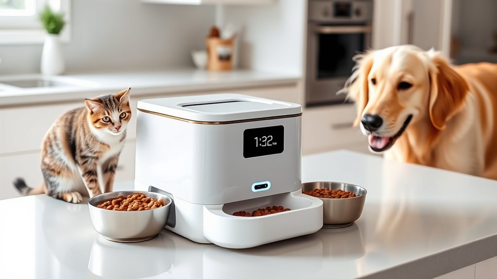 smart pet feeder features