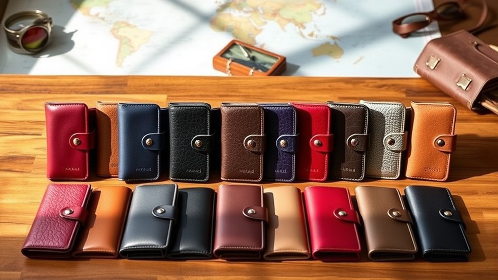 stylish secure travel wallets