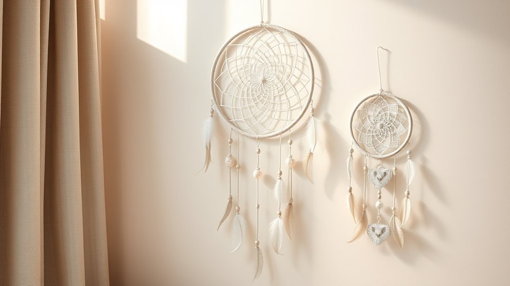 stylish soothing bedroom dreamcatchers