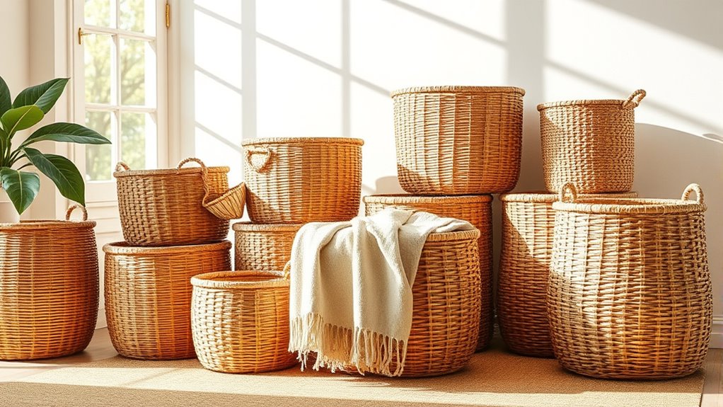 stylish wicker storage solutions