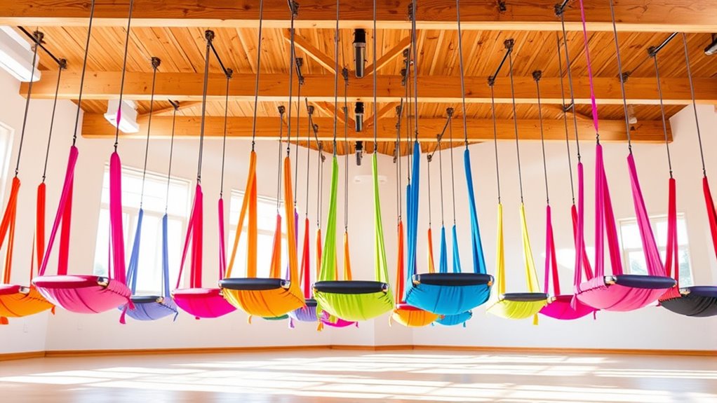 top aerial yoga swing sets