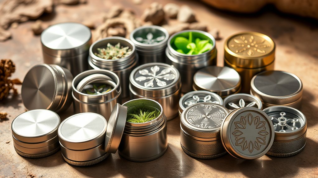 top aluminum herb grinders