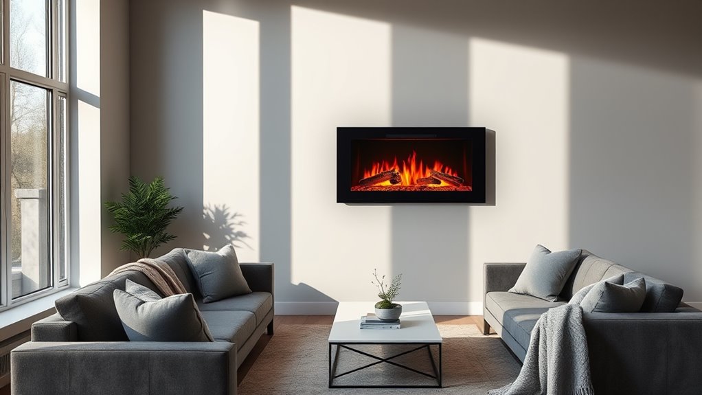 top apartment ventless electric fires