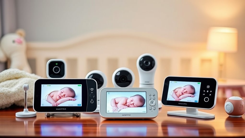 top camera baby monitors