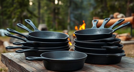 top camping cast iron skillets
