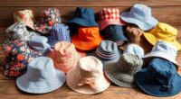 top cotton bucket hats