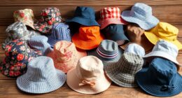 top cotton bucket hats