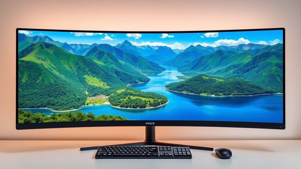 top curved monitors 2025