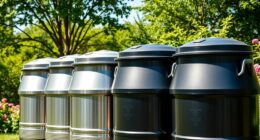 top dual chamber compost tumblers