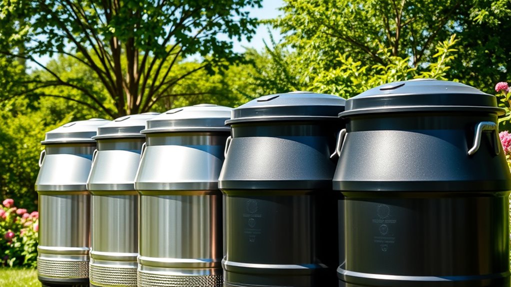 top dual chamber compost tumblers