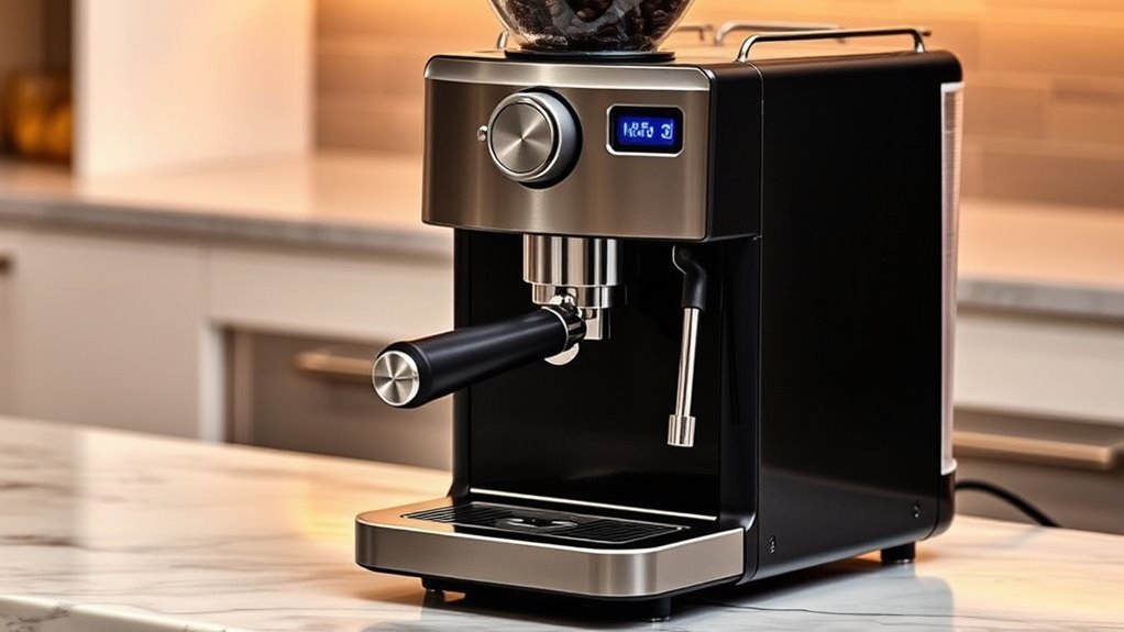 top espresso machines with grinders