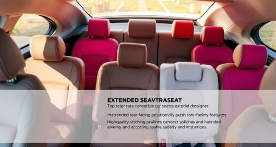 top extended rear facing convertible seats