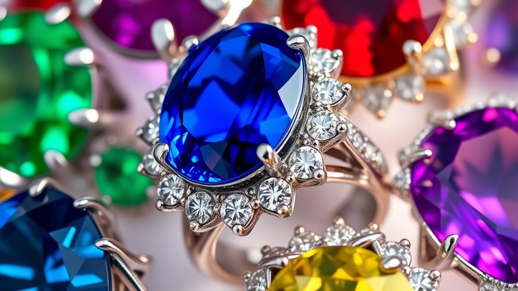 top gemstone cocktail rings
