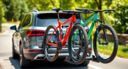 top hitch mount bike racks