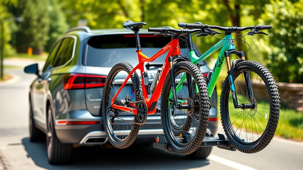 top hitch mount bike racks