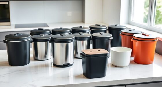 top kitchen compost bins