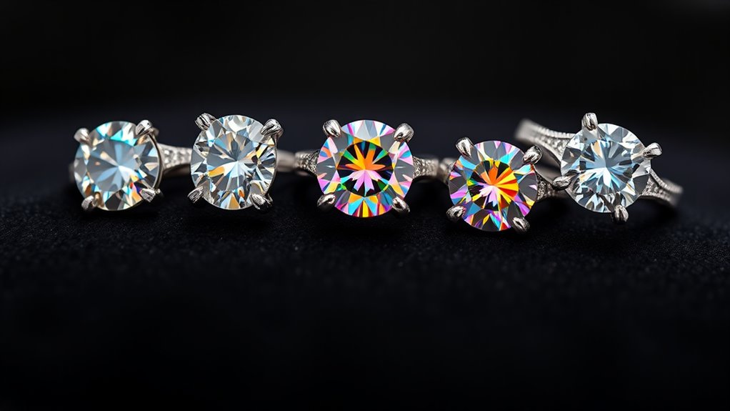 top moissanite engagement rings