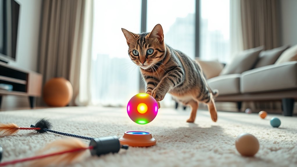top motion sensor cat toys