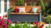 top outdoor storage benches