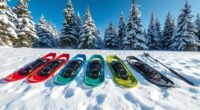 top snowshoe kits with adjustable poles