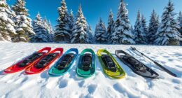top snowshoe kits with adjustable poles