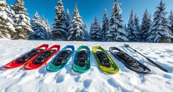 top snowshoe kits with adjustable poles