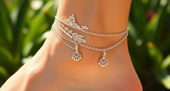 top stylish silver anklet picks