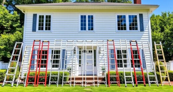 top two story house ladders