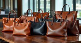 top work leather tote bags