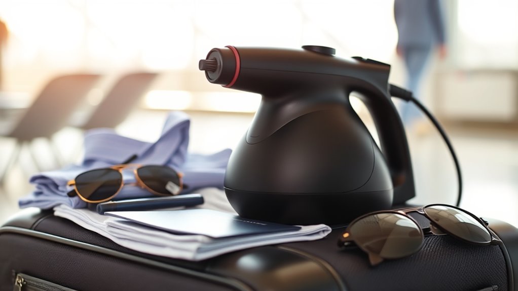 travel friendly garment steamer features