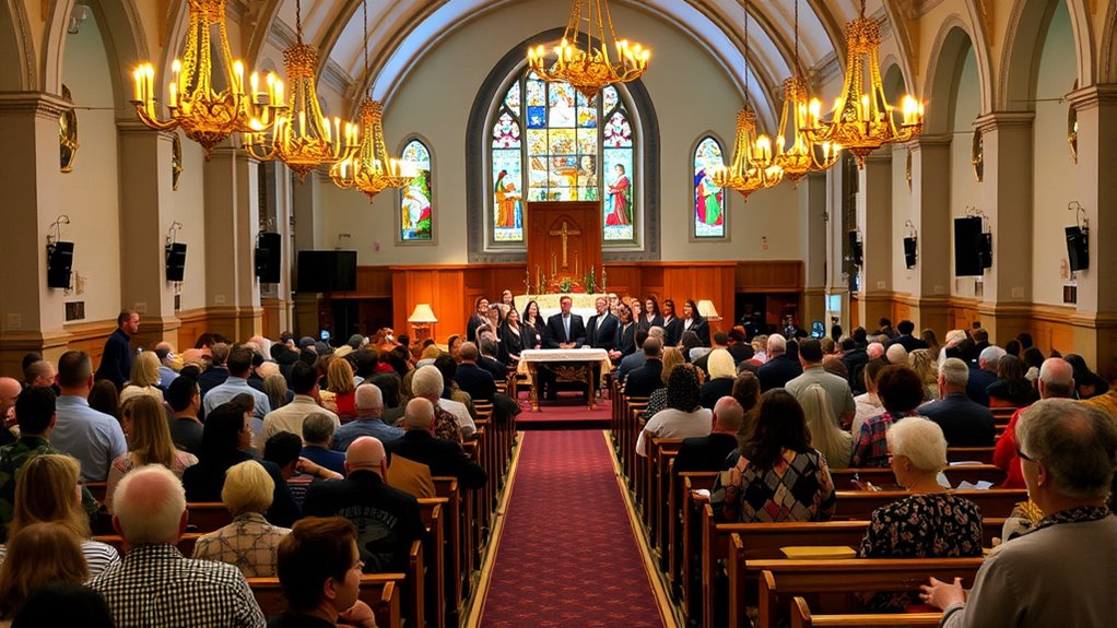 attending religious gatherings