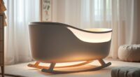 auto rocking bassinet cry detection