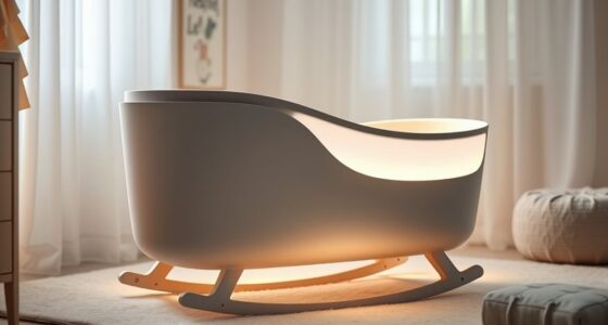 auto rocking bassinet cry detection