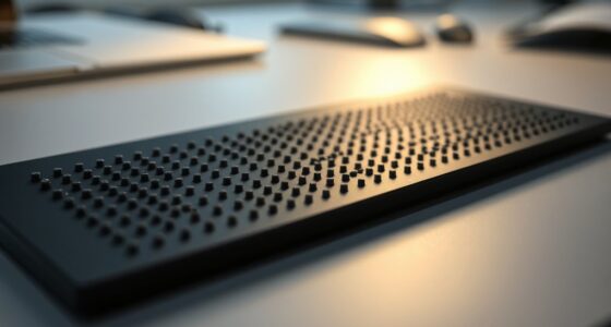 braille display tactile output