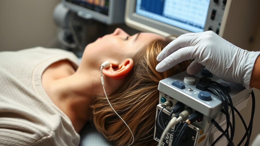 hearing test brain response