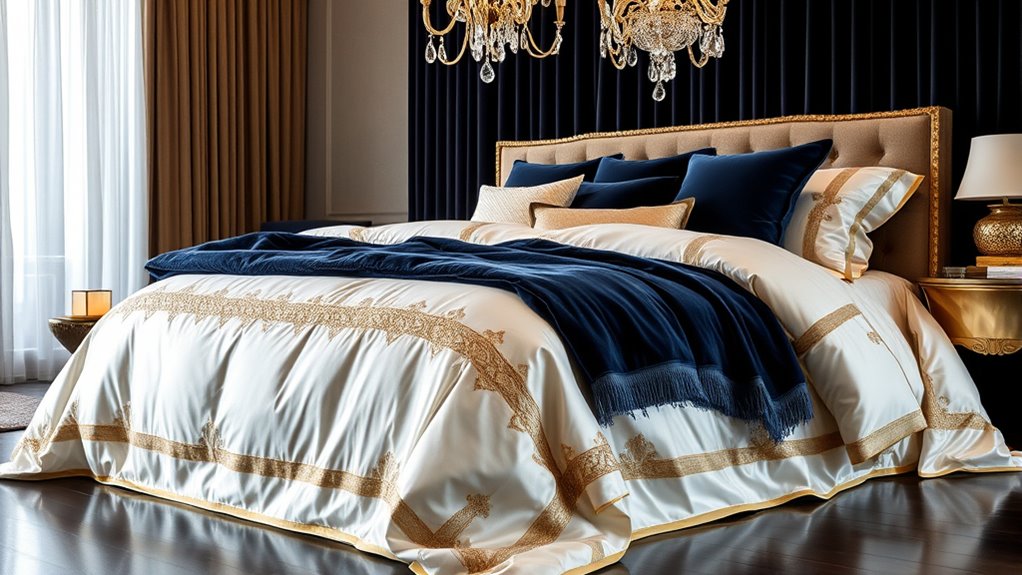 luxury king bedding options